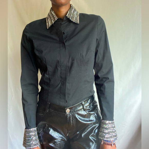 Vintage, black, sequin stop - Picture 8 of 9